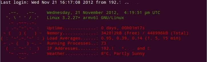 Raspberry Pi - Custom SSH MOTD Banner